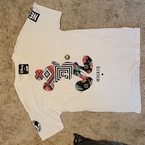 Mens White Neff Shirt